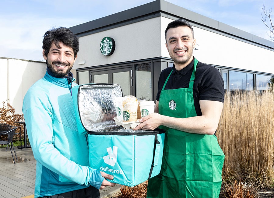 Starbucks Deliveroo