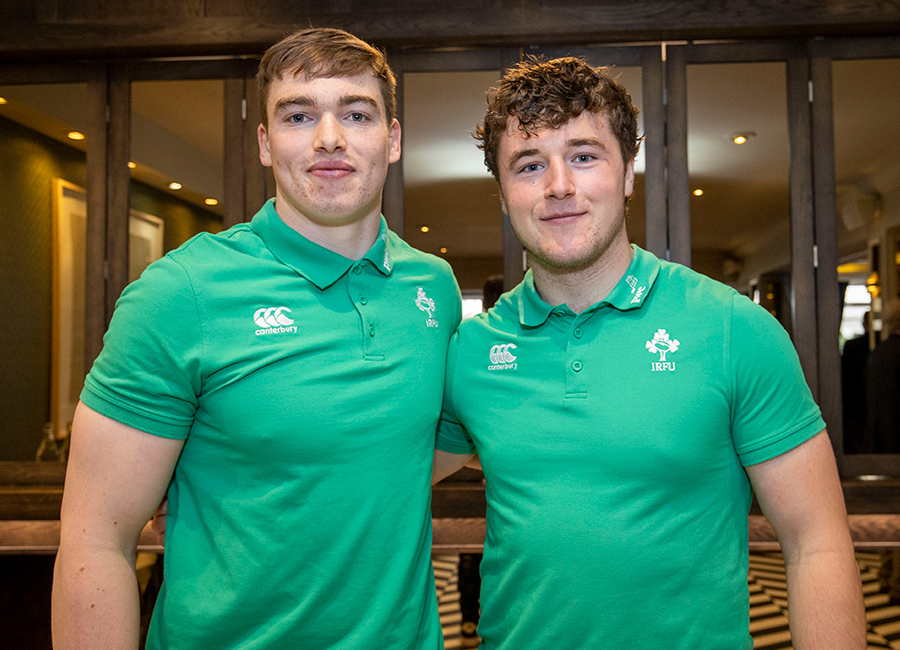 Diarmuid Mangan and Gus McCarthy. Pic: Tom Honan