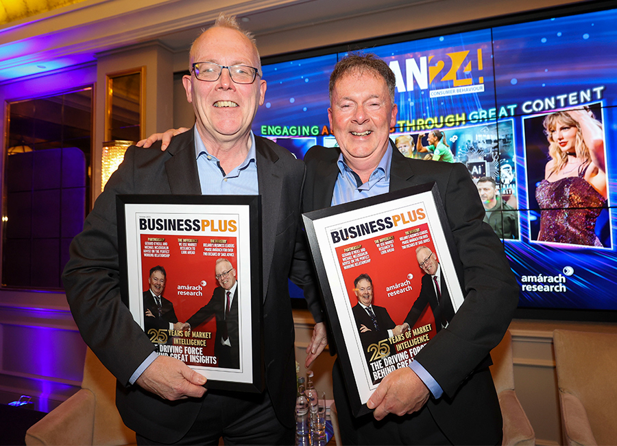 Michael McLoughlin and Gerard O'Neill. Pic: Tom Honan