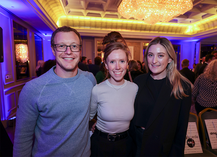 Tim Kay, Michelle Lynch and Larah Burke. Pic: Tom Honan