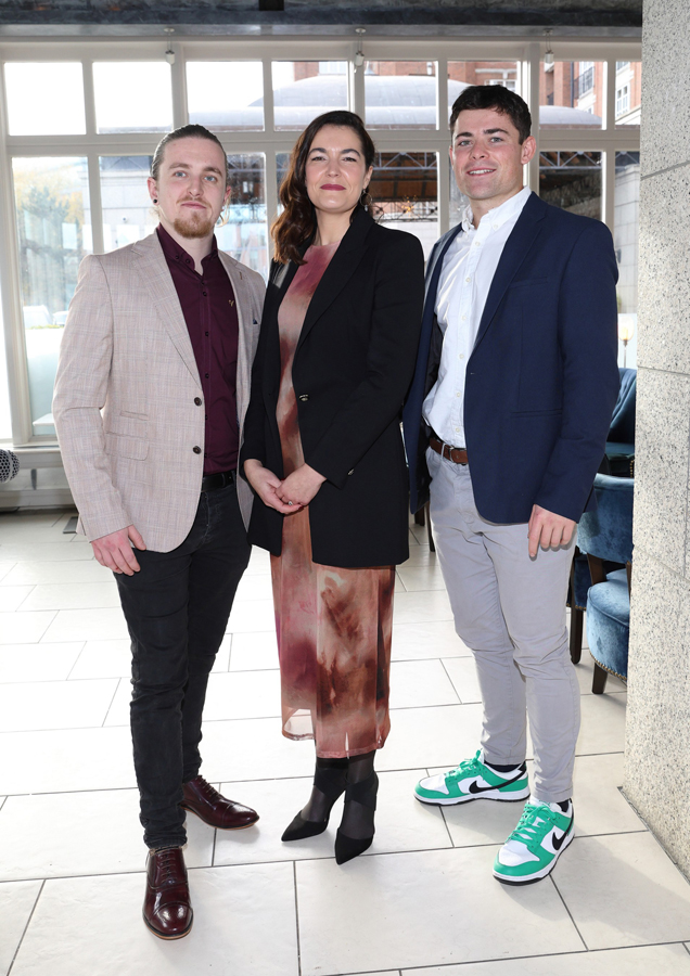 Ronan Fitzgerald, Michelle McCoy and Harry Benner.