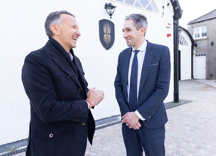 Minister Simon Harris T.D. and Norman Crowley, Chairman, CoolPlanet Group. Pic: Paul Sherwood