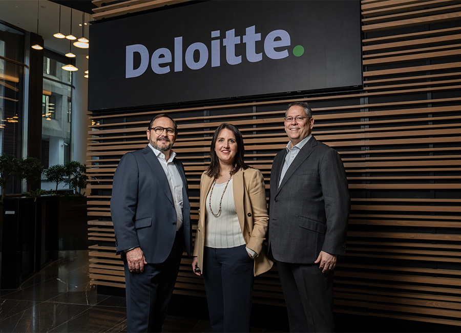 José Maria Rojo Deloitte Global BPS Leader, Fidelma McGuirk Payslip Founder and CEO, John Dorf Deloitte BPS Global Payroll Operate Leader