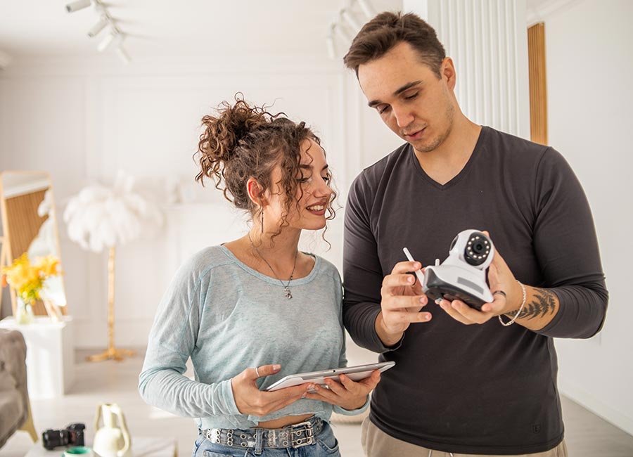 Airbnb
indoor security cameras