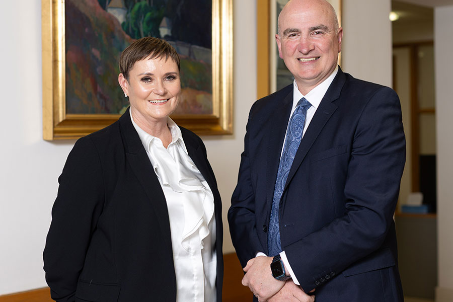 Fiona Deering and Liam O'Connor