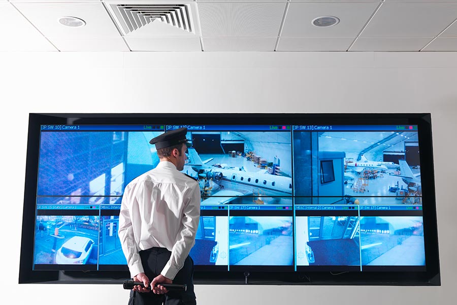 Airport security supervisor